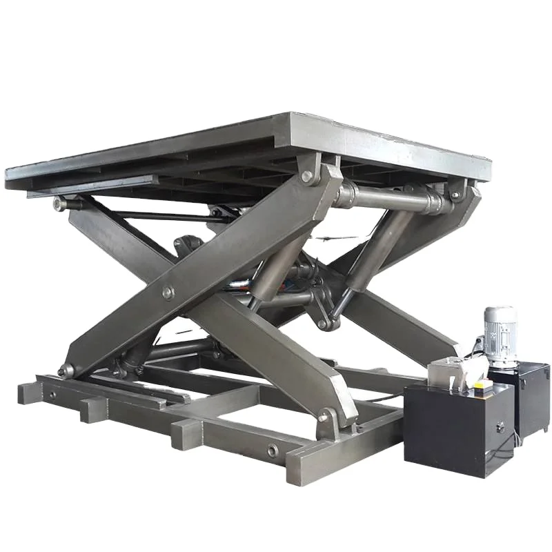 DFHOIST - New Condition and Heavy Load 10 Ton Stationary Scissor Lift