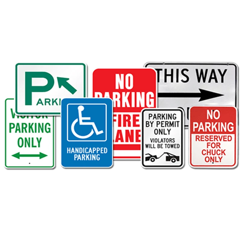 Custom Aluminum Reflective Informative traffic road sign embossed logo street  blank road sign,metal plate warning sign