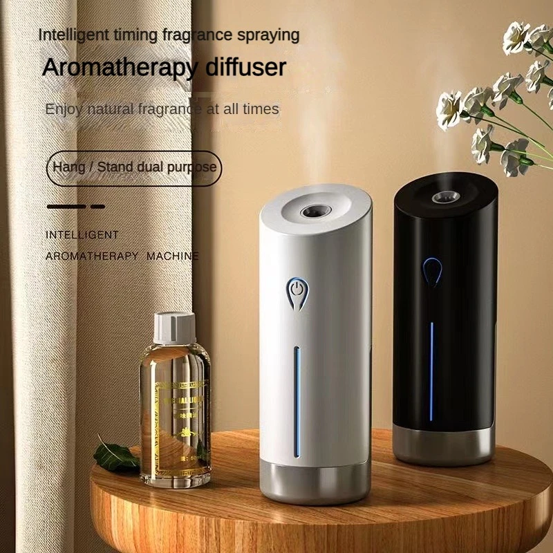 Custom Logo Smart LED Light Electric Air Freshener Automatic Spray Timing Scents Diffuser For  Home Hotel