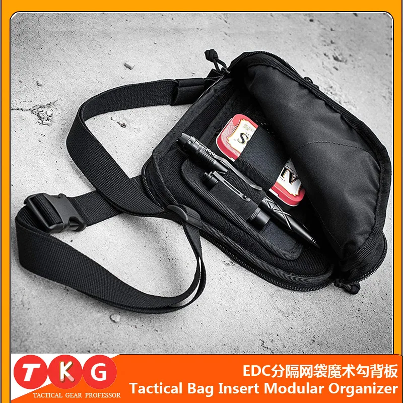 Tactical outdoor Sundries Pack Multifunction Tool Pen Organizer Module Board Molle Inner Pocket For Bag