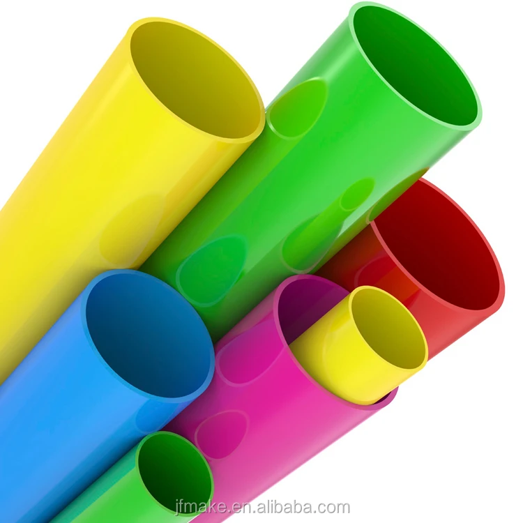 Wholesale Customized  Round Colourful Plastic  PE PP PVC pipe