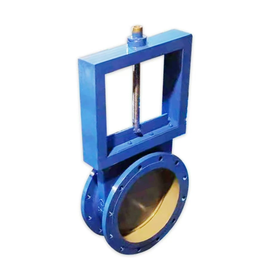 Oil gate valve fluid wall cylinder valve bin sliding knife manual sliding plate valve