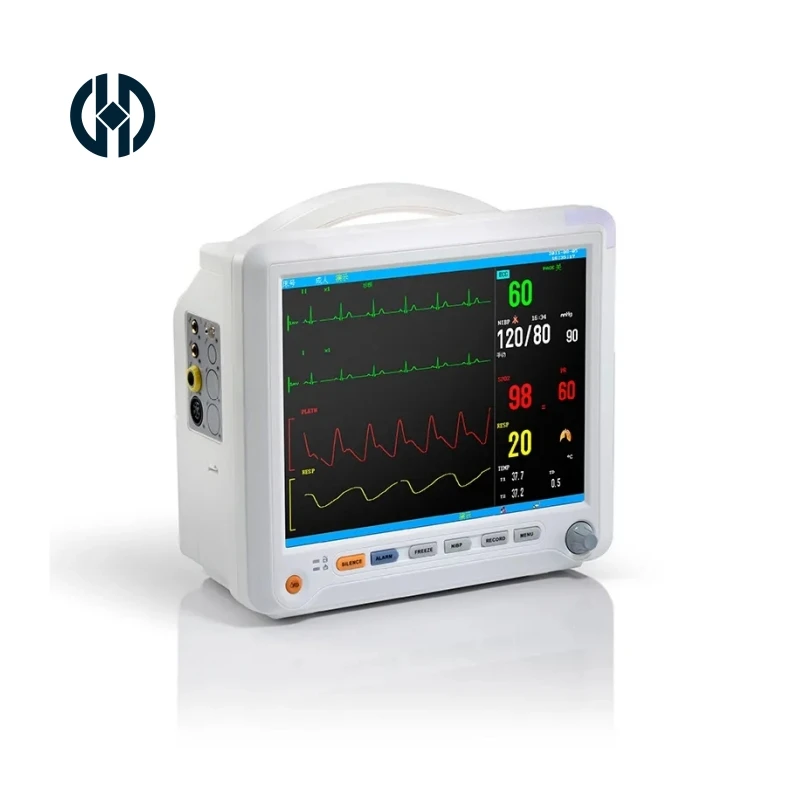 2024 New Arrival Equipment Medical Machine 12.1 Inch Vital Signs Monitor ETCO2 IBP  Monitor With Trolley Optional