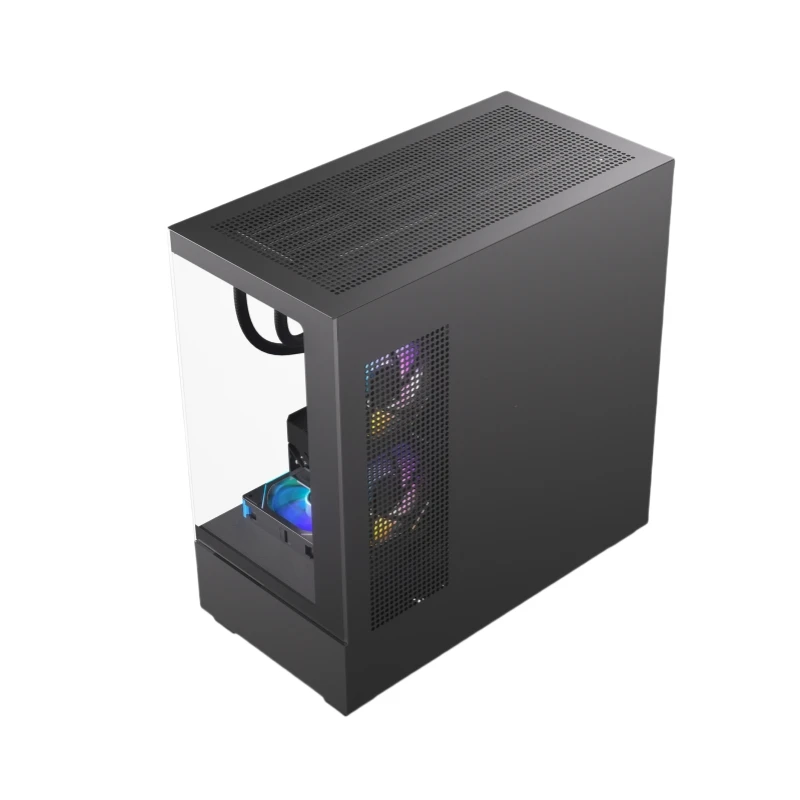 JNP Cpu Water Cooling Mid Towers Atx Cabinet Matx Pc Game Case Gamer Computer Gaming For Desktop