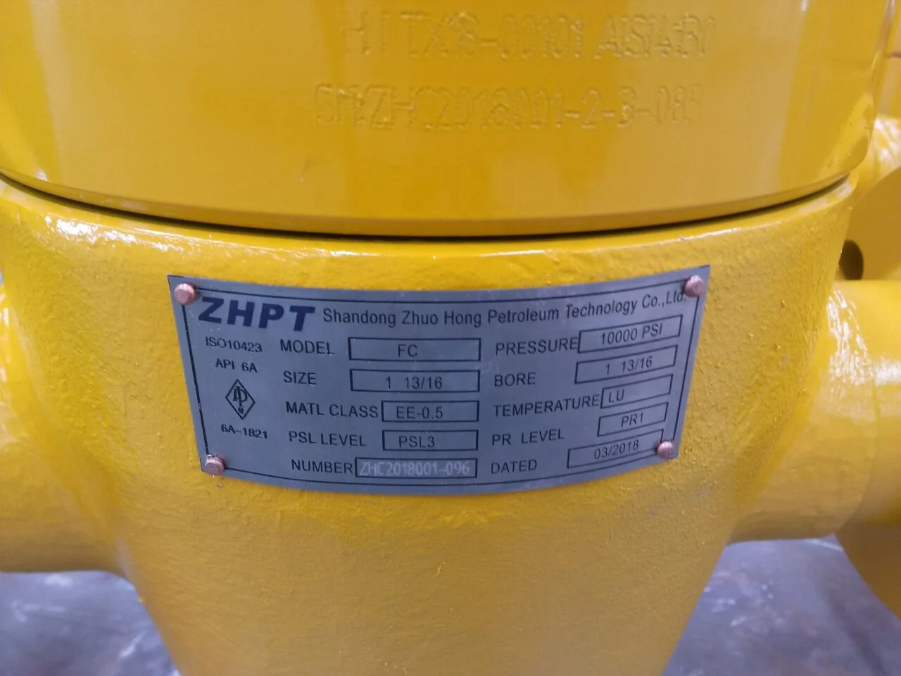API Spec 6A FC Type Manual Slab Gate Valve