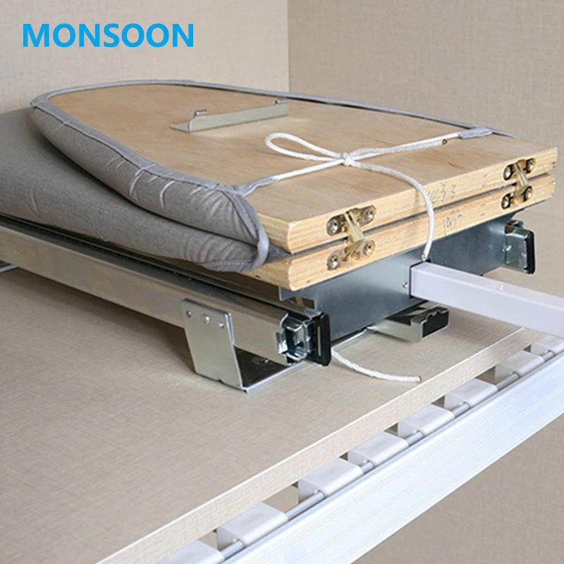 Surface Mount Folding Rotating Ironing Board Cabinet Bracket Metal Ironing Board Cover