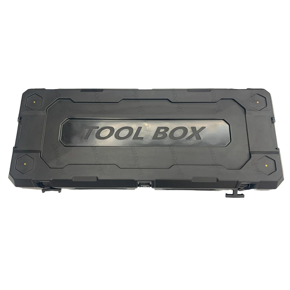 JP16 98L Rugged Case LLDPE Cargo Case Hard Plastic Rotomolded Tool Box 4WD Storage Box Roof Rack Low Profile Quick Mount Bracket