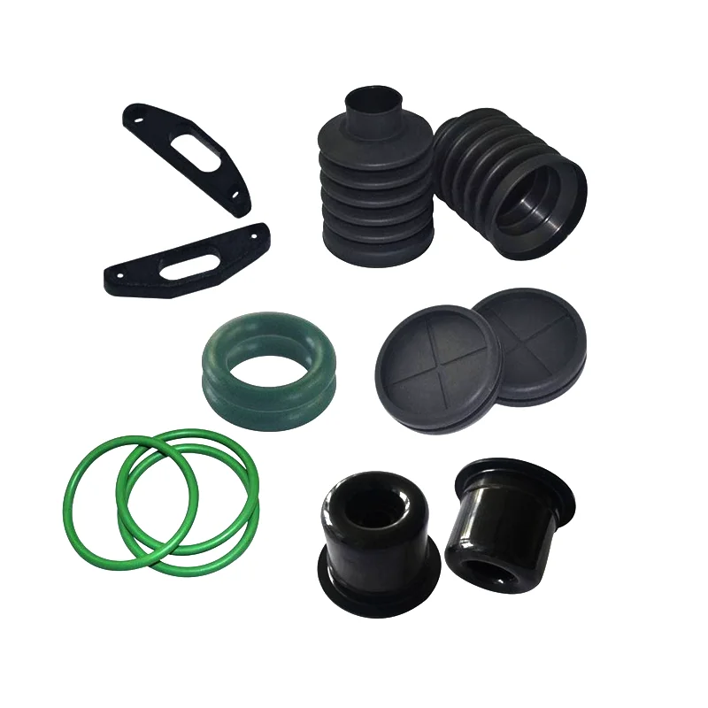 Vulcanized Moulded Silicone Rubber Bushing Custom EPDM NBR Rubber Products Rubber Parts