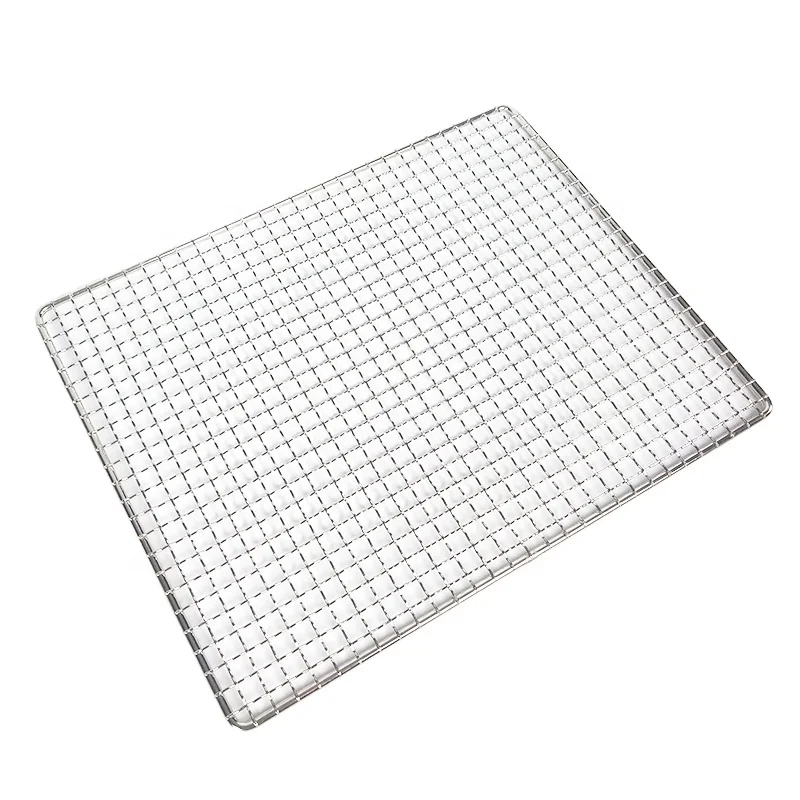 Barbecue essential stainless steel charcoal grates mesh Bbq Accessories Cooking Grate Bbq Grill Grid