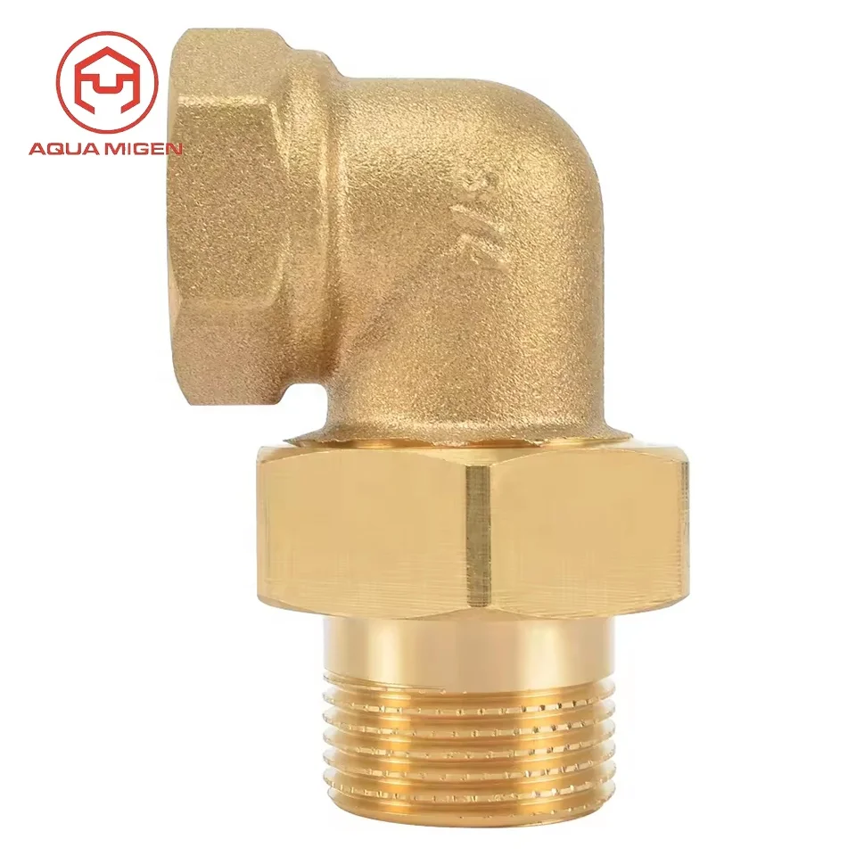 BSP Thread CW617N Forged Elbow Brass PN 16 Radiator Compression Connector