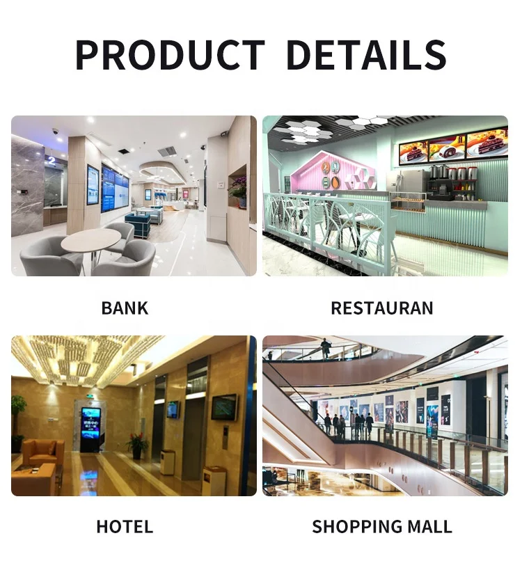 LOFIT 2021 large size 65 inch Wall Mounted LCD/LED digital photo frame digital signage advertising player