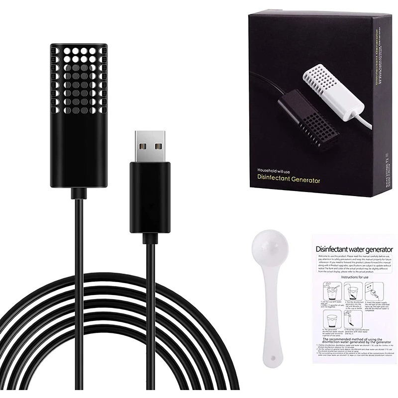 
Mini USB electric portable chlorine dioxide atmospheric disinfection water hocl hypochlorous acid ozone generator portable 