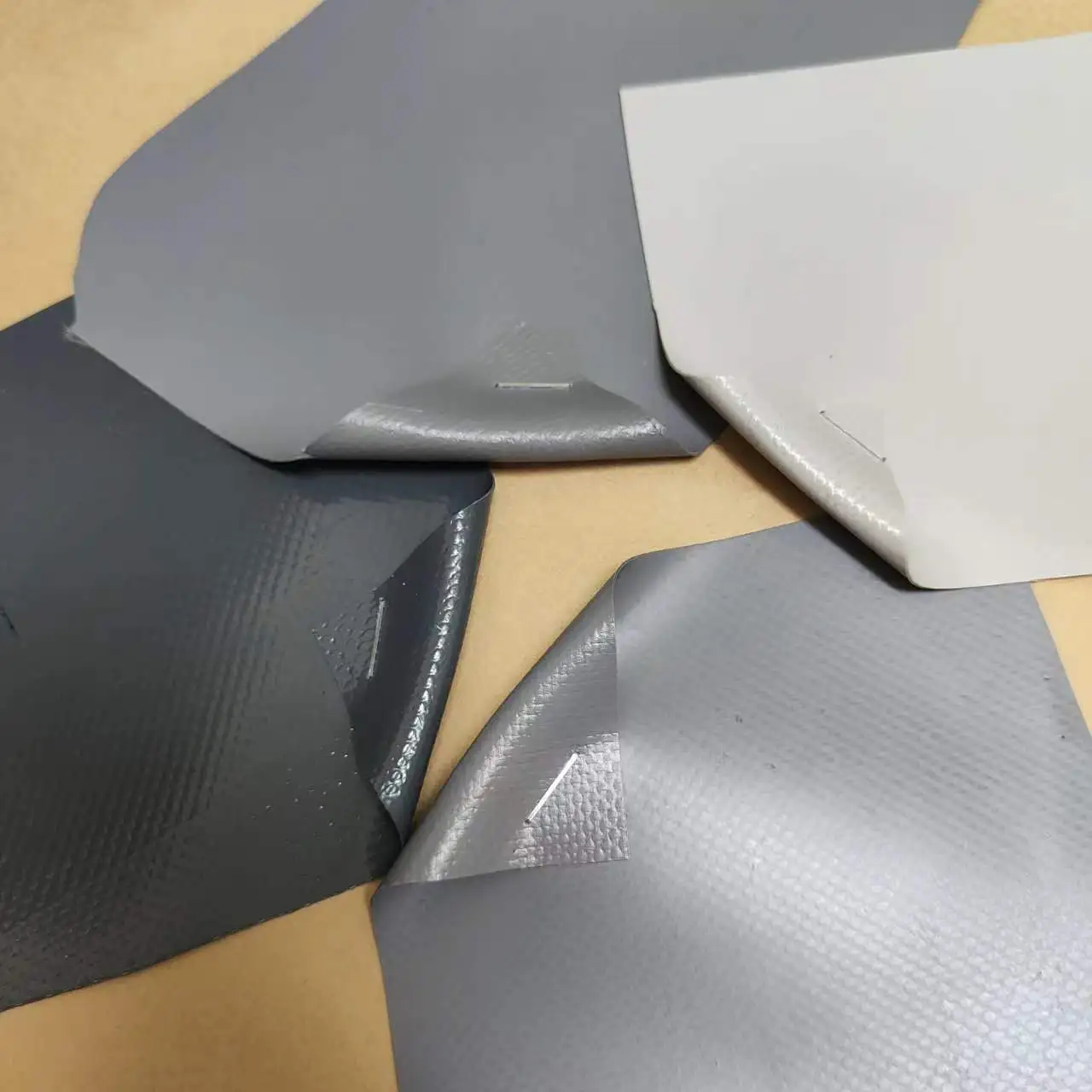 B grade PVC Coated Fabric Stock Lot, PVC Tarpaulin for Tent and Covers