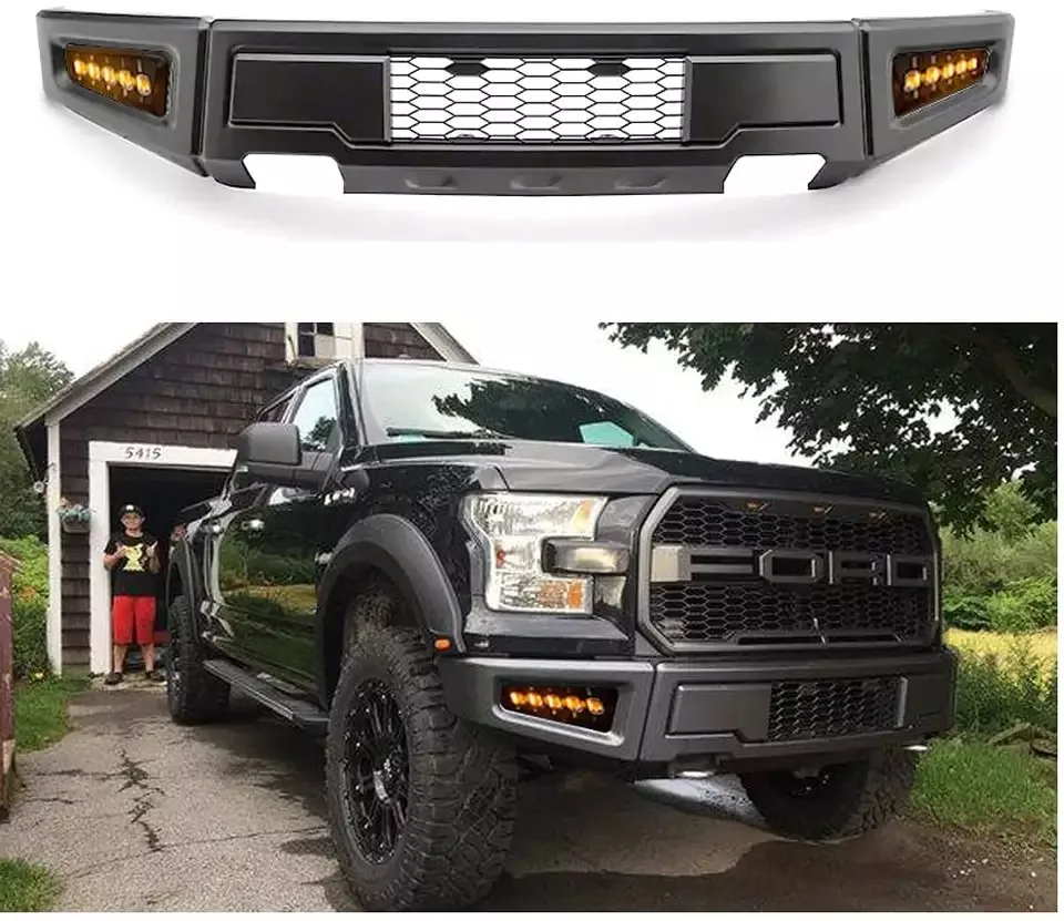 American Hot Selling Iron And Aluminum Alloy Front Bumper And Rear For Ford F150 2009-2014