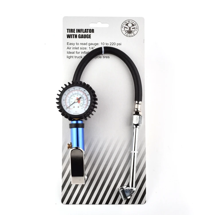 Pneumatic  Tire Inflator Gauge for Air Compressor  Reviews for Car tire check accuracy   in Stock