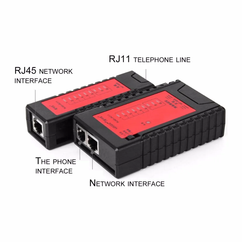 Wholesale Cable Continuity Tester RJ45 Crystal Head Wire Stripper Crimping Toolkit Bag NF-1304