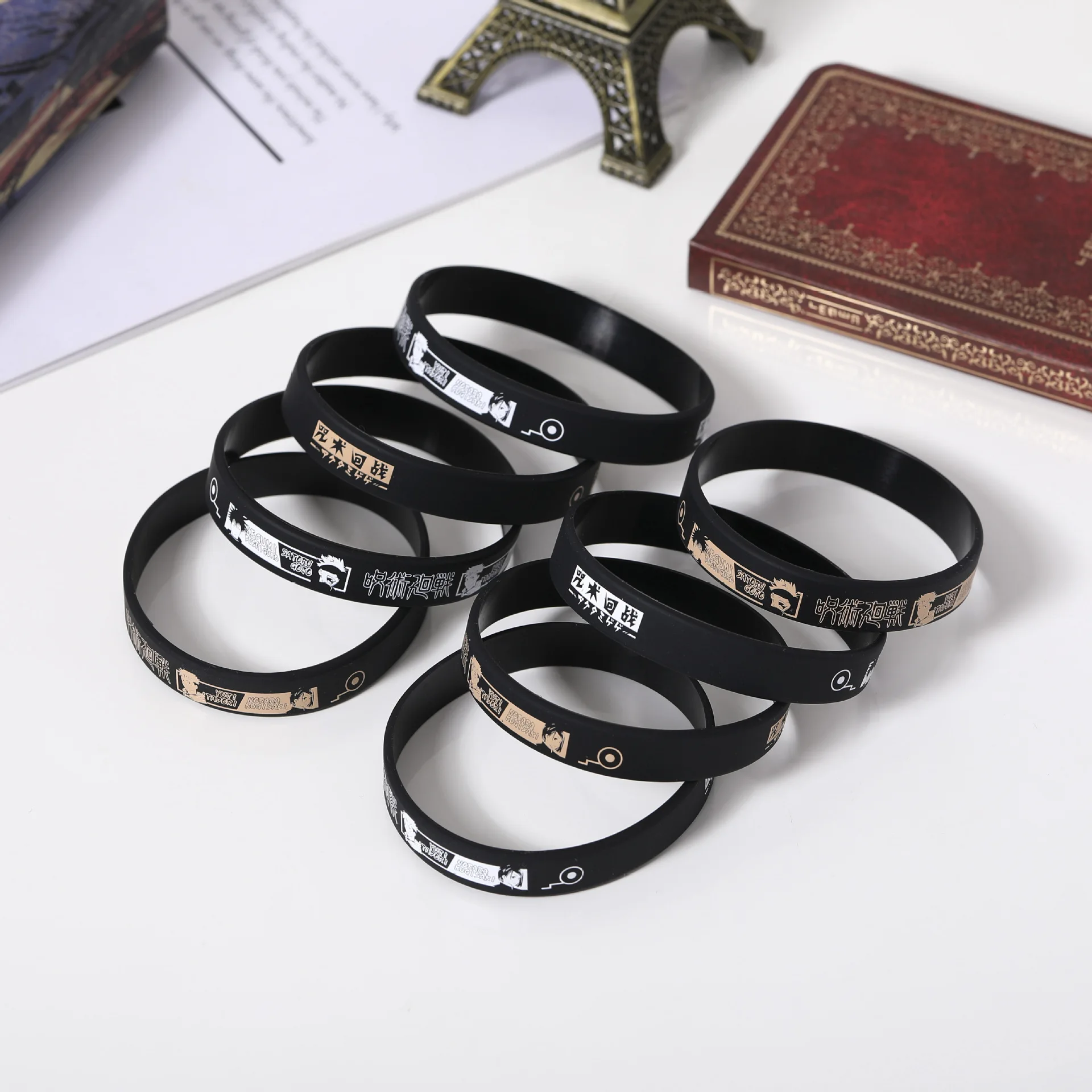 Hot Selling Anime Bracelet Jujutsu Kaisen Peripheral Silicone Bracelet