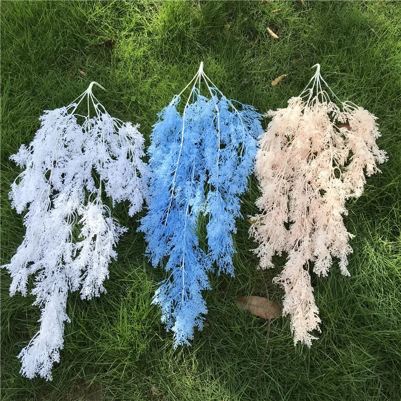
IFG 100cm length wedding artificial hanging pine needle greenery for wall decoration 