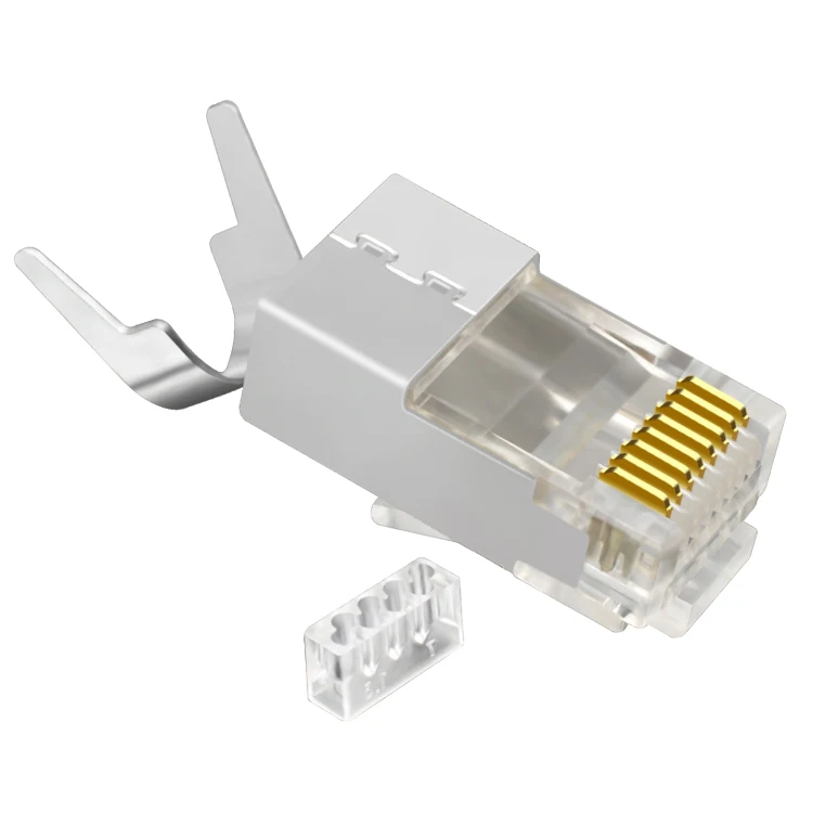 Большой диаметр кабеля cat6a lan Модульный штекер Rj45 разъем