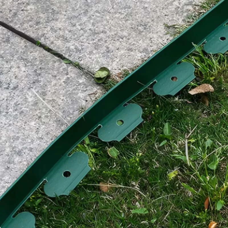 10M Fixed Garden Barrier Lawn Grass Plastic Edging Border Landscape Edging Garden Edge Kit With 30 Anchoring Spikes Easy Install