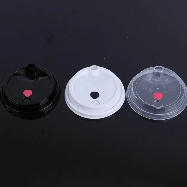 Colour Custom Heart Lid Coffee Lid for cups material pp plastic Cover