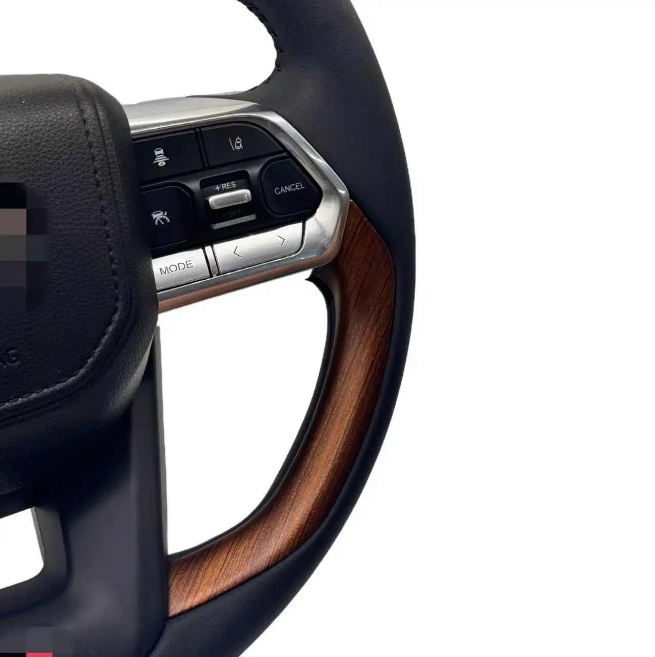 Черное кожаное деревянное Рулевое колесо для Toyota Corolla 4Runner Crown RAV4 Fortuner Yaris Prius Lexus Lx570 GX470