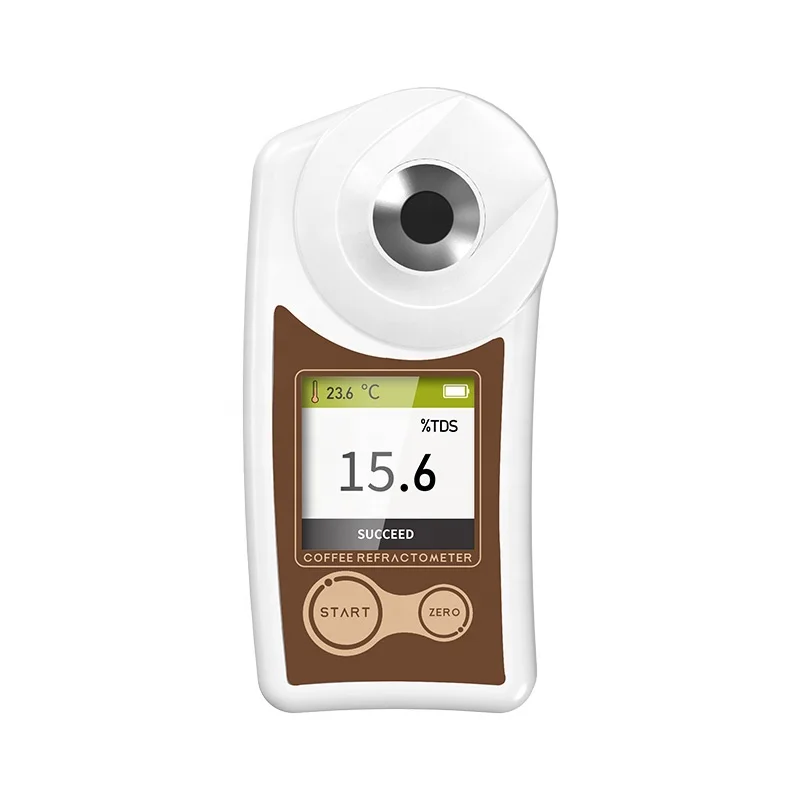 Brix Coffee Sugar Meter TDS Unit Concentration Handheld Refractometers Digital Portable Brix Auto Refractometer