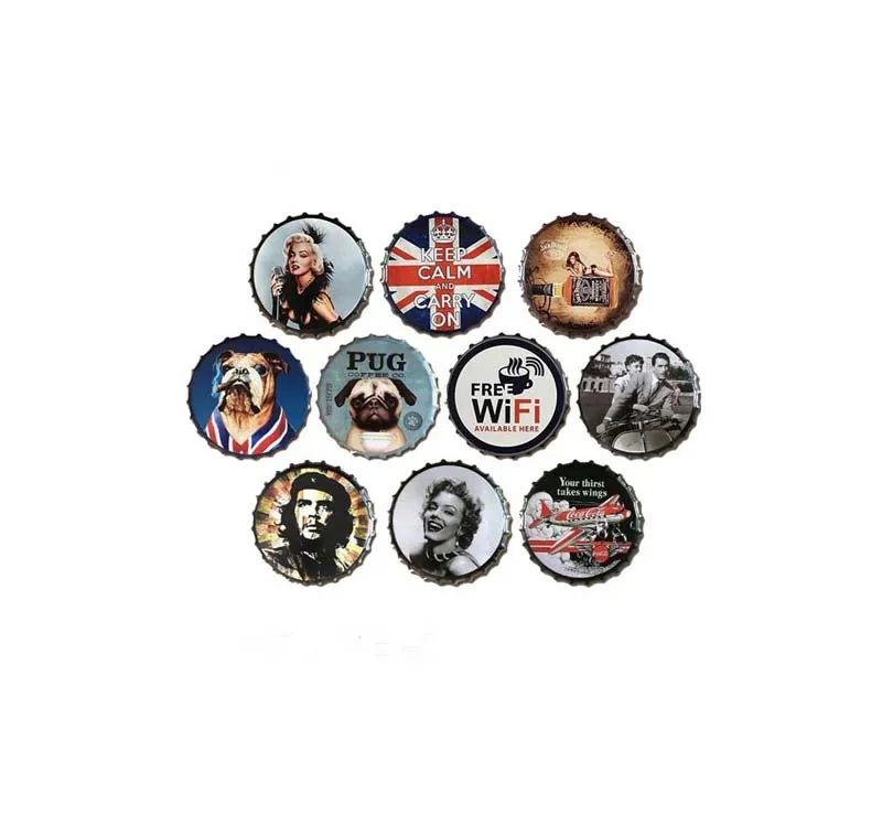 35CM Bottle Top Sign Vintage Corona Extra Decorative Bottle Metal Tin Signs