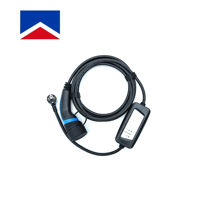 16A Mode2 Type2 EV быстрое зарядное устройство 3 фазы передвижная EV зарядное устройство B портативное зарядное устройство переменного тока шт.; Штепсель для зарядки зарядная станция для штепсельной вилки