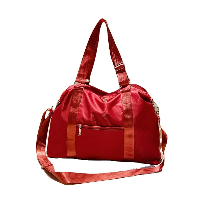 Мужская Черная серая кросс-боди спортивная сумка с водонепроницаемым накладным карманом женские розовые выходные сумки красная сухая и влажная разделительная дорожная сумка