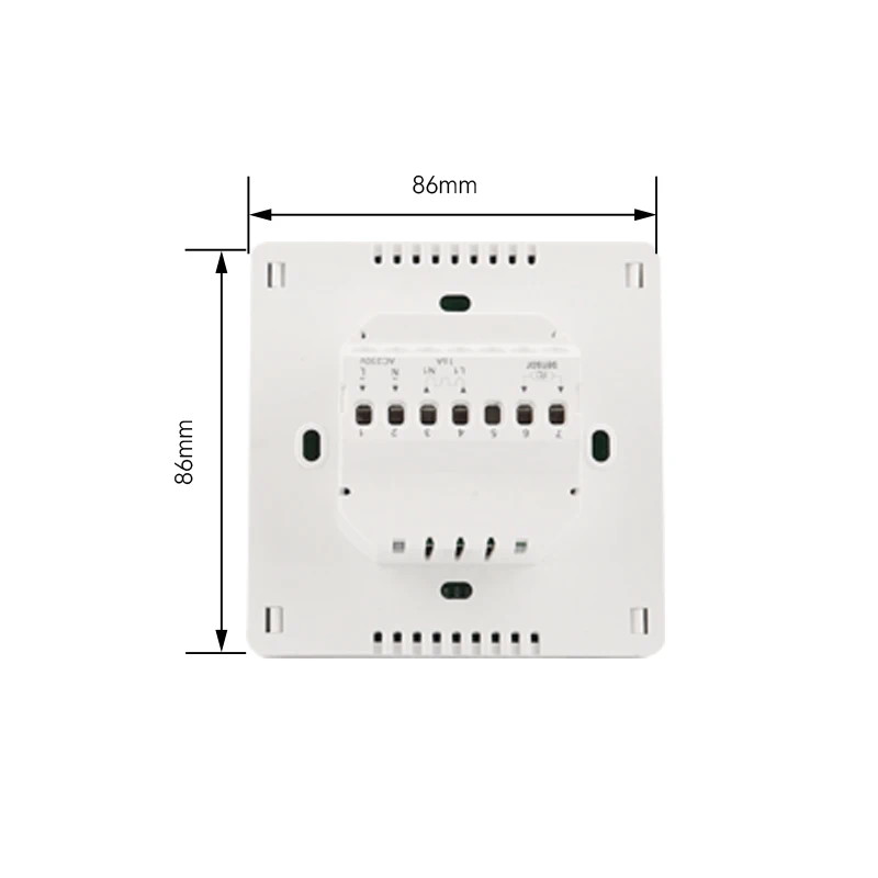 Weekly-programmable Power-off Memory Function Thermostat LCD Digital Display Thermostat Floor Heating Thermostat E51