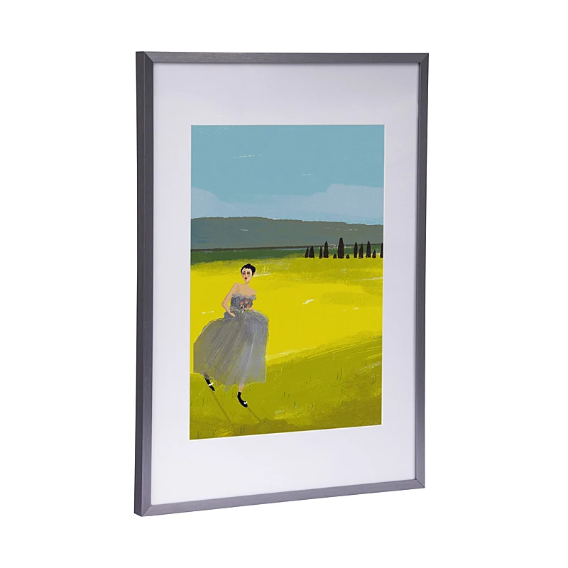 Customized Aluminum Silver Snap Frame/Aluminum Photo Frame Profile/Aluminum Metal Photo Frame