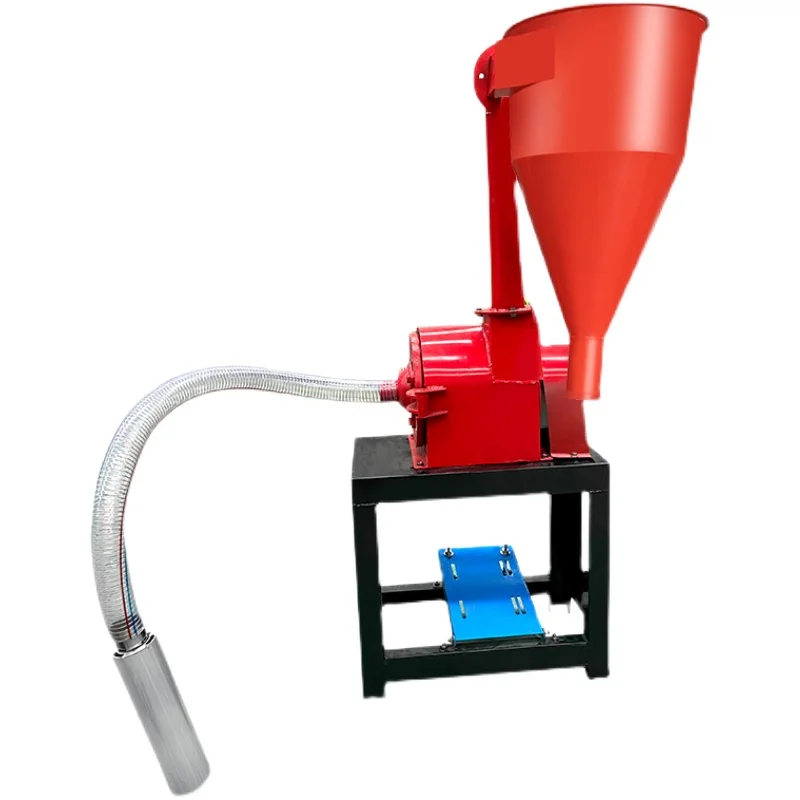 Auto Feeding Maize Grinding Machine Electrical Herb Grinding Machine Corn Grinder Crushing Machine