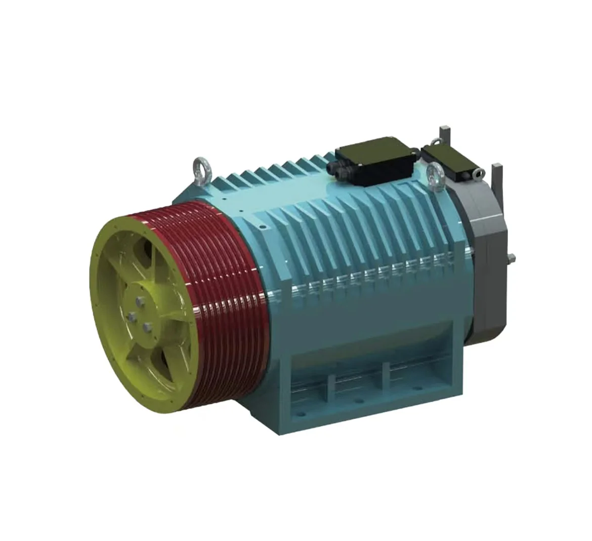 China Tractor Brand Elevator Gearless Traction Machine Lift Driving Motor