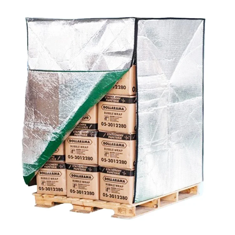 Chinese supplier heat insulation material aluminium foil Pallet Cover