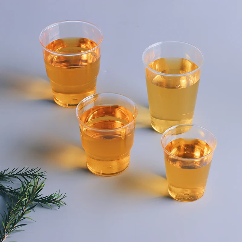 Vasos De Plstico Desechables 9oz Pp Disposable Flight Airline Cup Hard Plastic Wine Cup