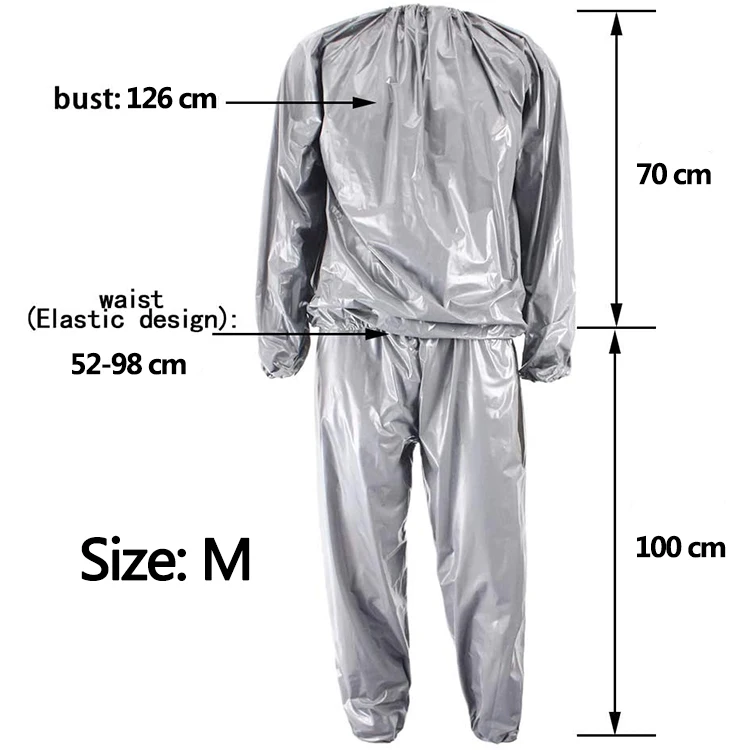 Custom PVC or EVA material Body Exercise Pvc Run Women Men Track Sweat Clothes Weight Loss TPU Sauna Suits