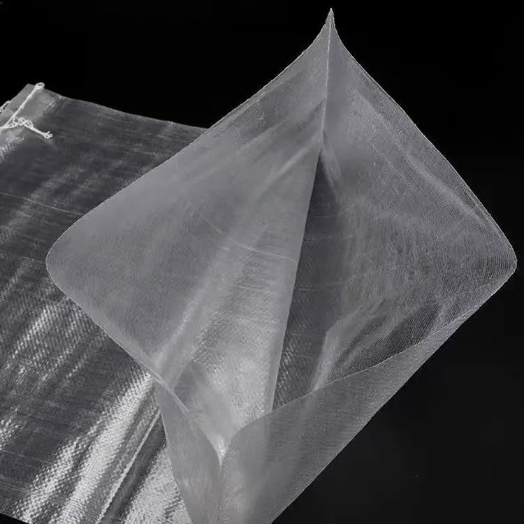 5kg 10kg 25kg Transparent Clear Polypropylene Bag Woven PP Sack For Maize Corn Rice Grain Bean Carrot