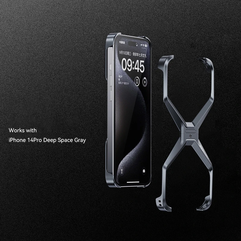 Focuses Wholesale Light Weight Metal Mobile Phone Cover For iPhone 15 Pro Max Luxury Aluminum Cell Phone Case