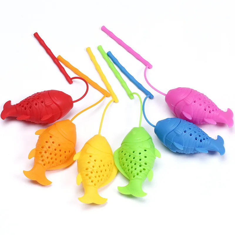 Fish Design Silicone Tea Infuser Reusable Safe Loose Tea Bags Strainer Filter