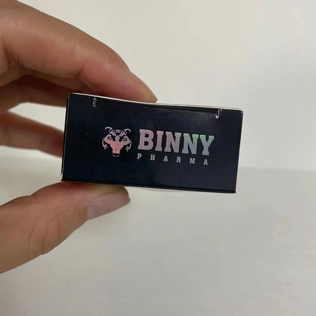 Custom Laser Cardboard 325gsm 10ml Vial Storage Pharmaceutical Packaging Box With Blank Window