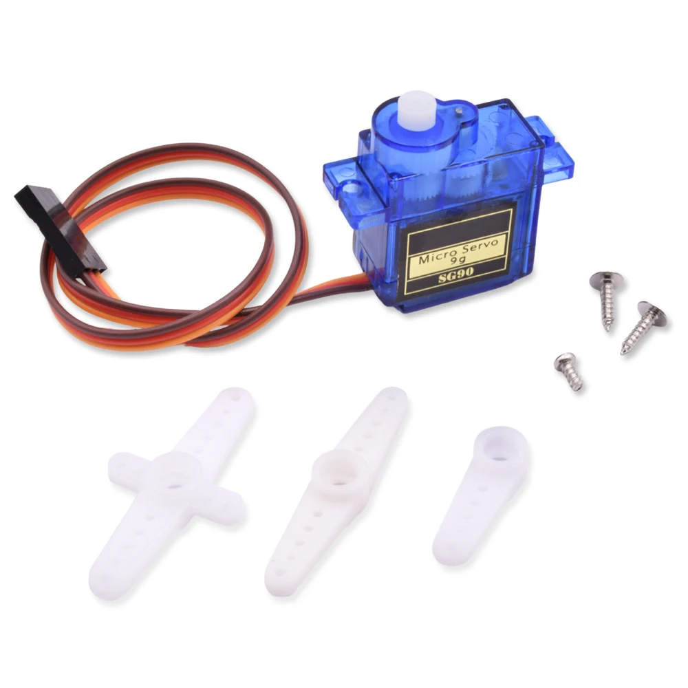 SG 90 Mini Microservo Drone SG90 Plastic Metal Gears Spindle DC 9g Servo Motor Industrial Arduino 180 360 for RC Car Robot Arm