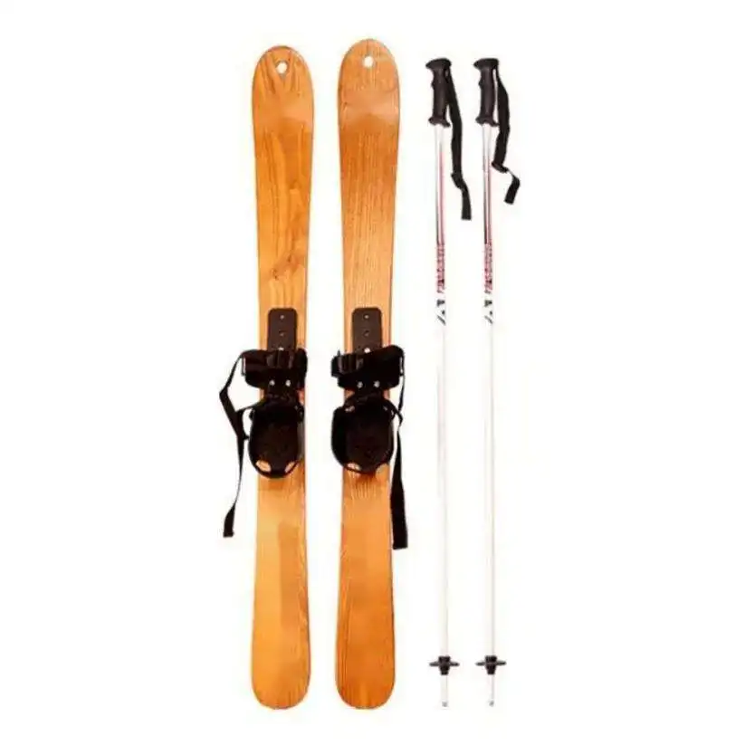 Fashion High Quality Ski Double Board Adults Wooden Custom Bindings Ski Board Snowboard
