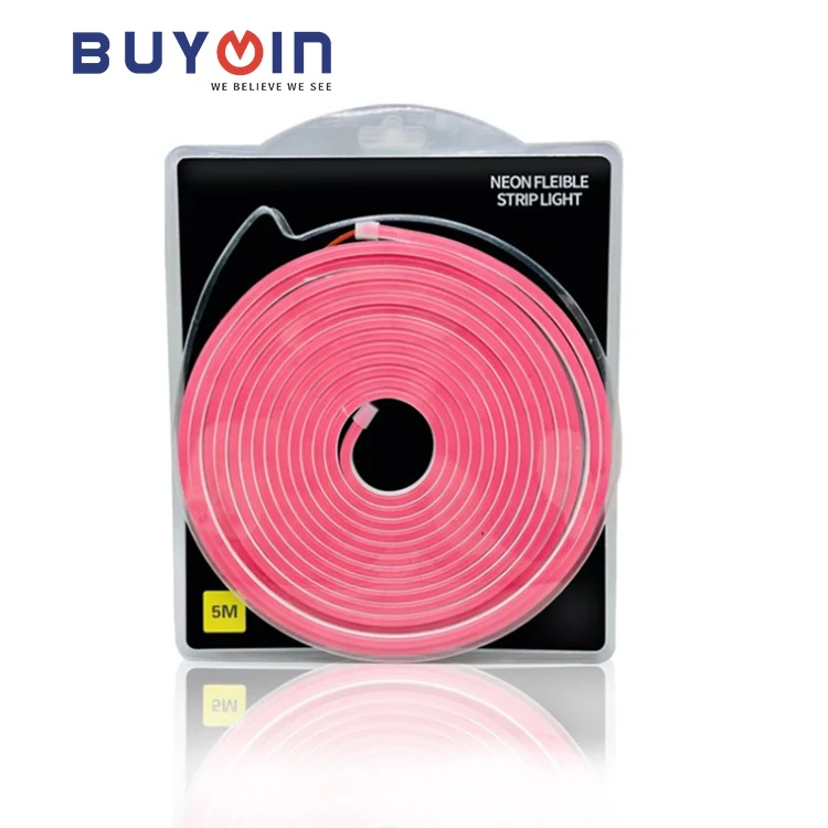 Neon Light Manufacture SMD2835 120Leds Tira Neon 5m DC12V Waterproof IP65 Tira Led Flexible For DIY Wedding Luces Led Neon