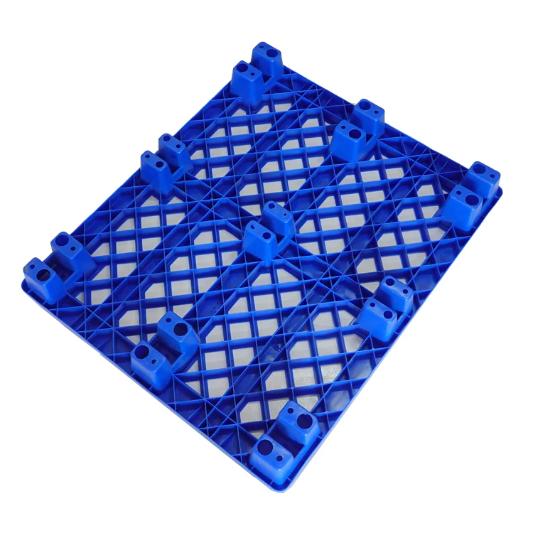 Manufactory Wholesale price Blue Nestable 1200X1000 Hdpe Recycled Disposable Euro Heavy Duty Stackable Plastic Pallet