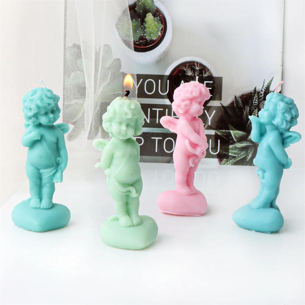 Силиконовая форма для свечи ангела