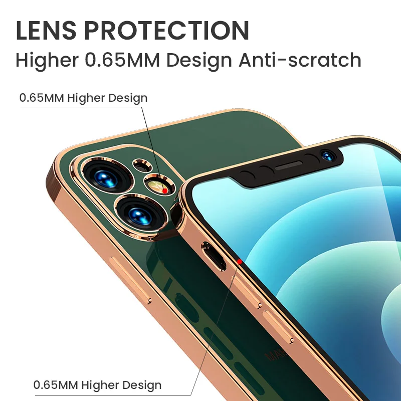  Модные с силиконовым покрытием для Олень чехол мобильного телефона iPhone 12 Pro Max Мини 11 сзади в виде ракушки сумка Coque Fundas Para