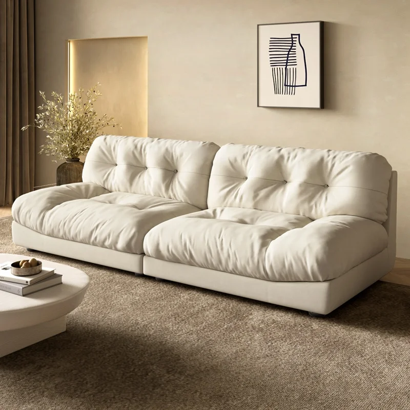Three-Dimensional Fashion Soft Skin-Friendly Three-Seat Comfortable Sofa