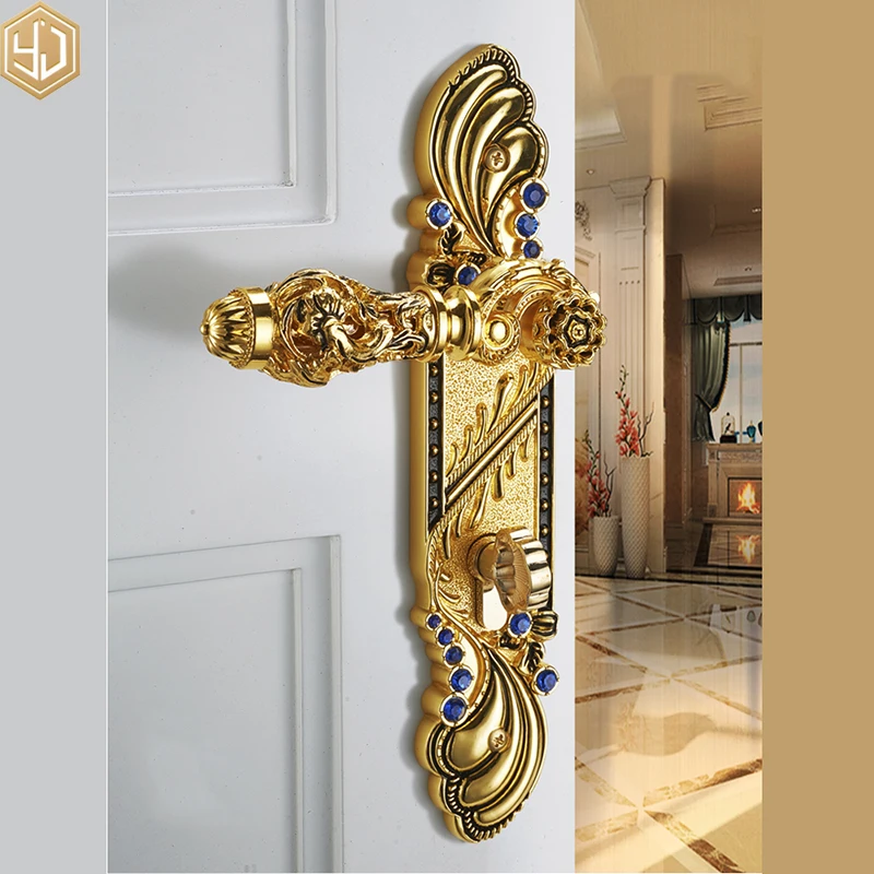 Luxury American Wooden Door Zinc Alloy Lock Silent Door Lock Universal Lock Wholesale