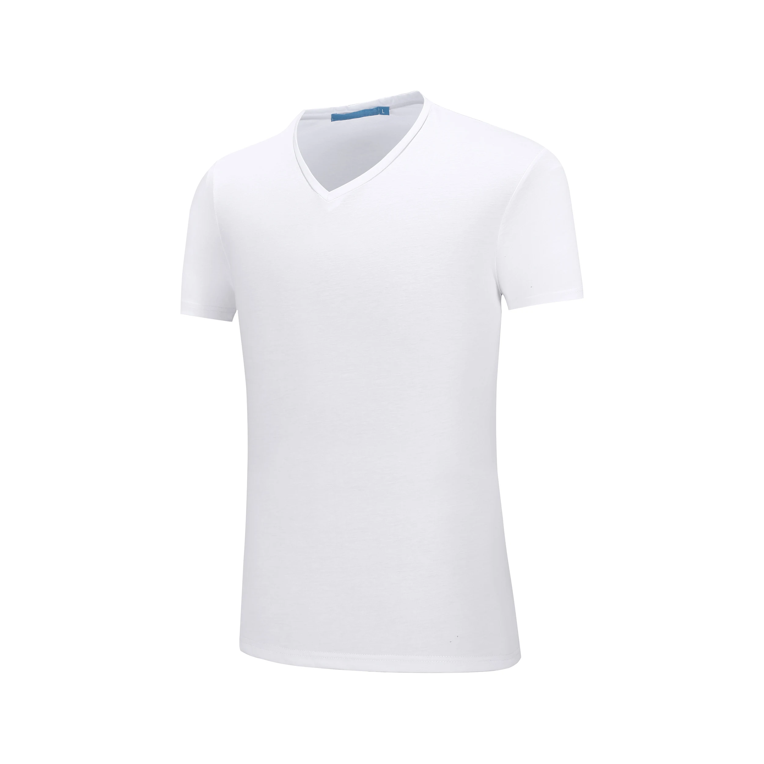 OEM high quality 100% cotton t shirts men tee shirt V neck t shirts